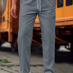 Homme Pantalon Coupe Droite