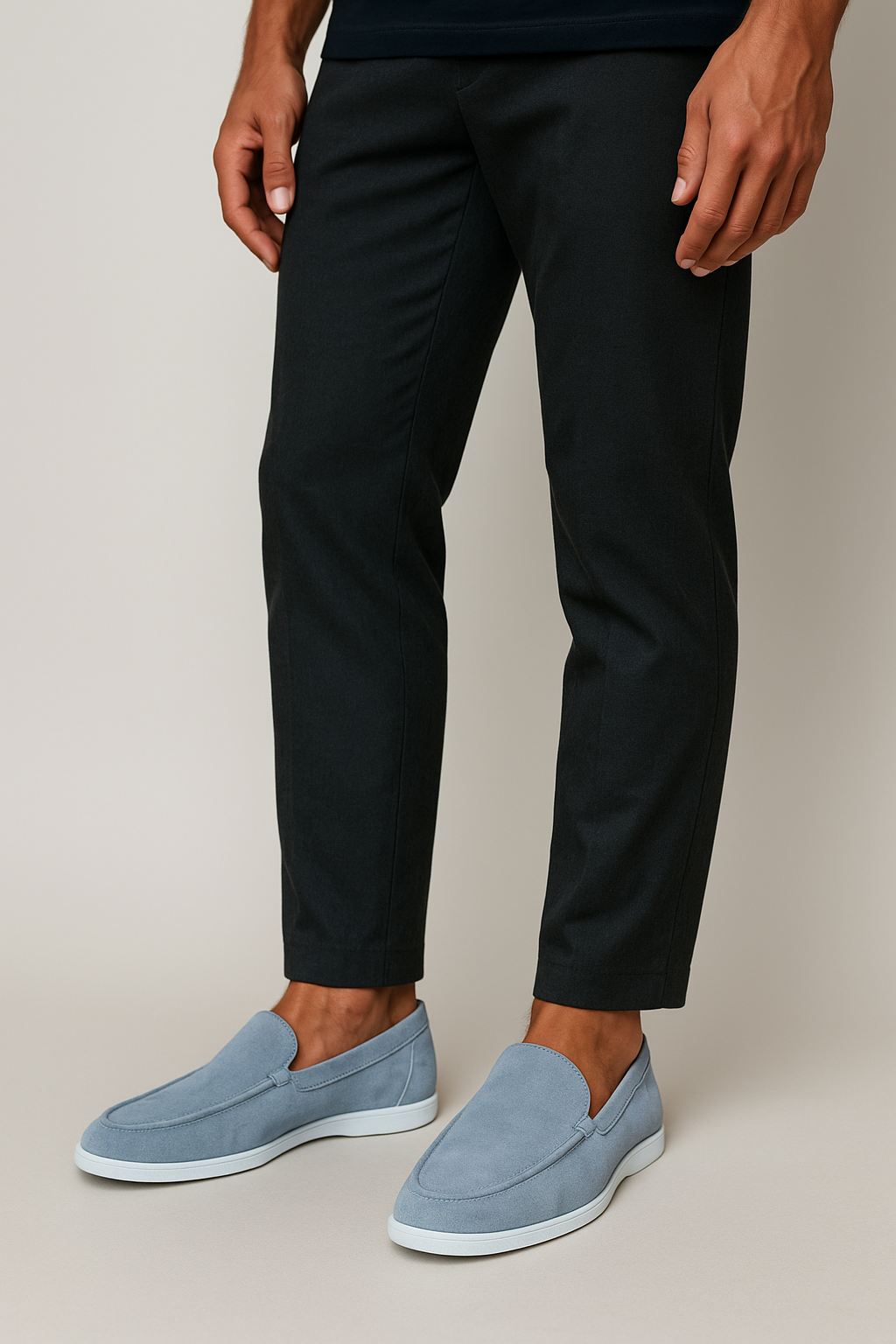 Mocassins Doublé Aspect Daim Pour Homme