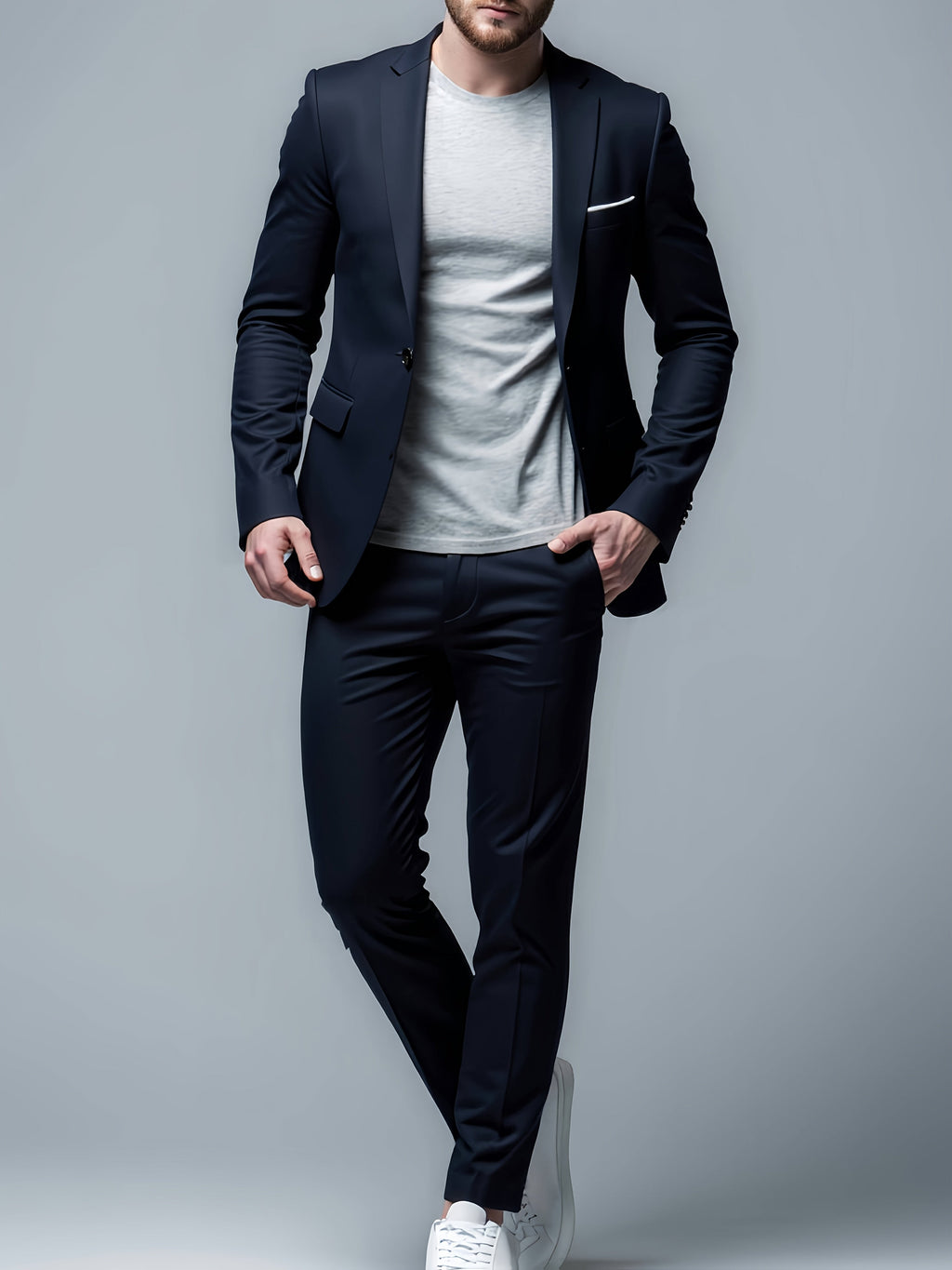 Homme Costume Deux Pièces