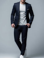 Homme Costume Deux Pièces