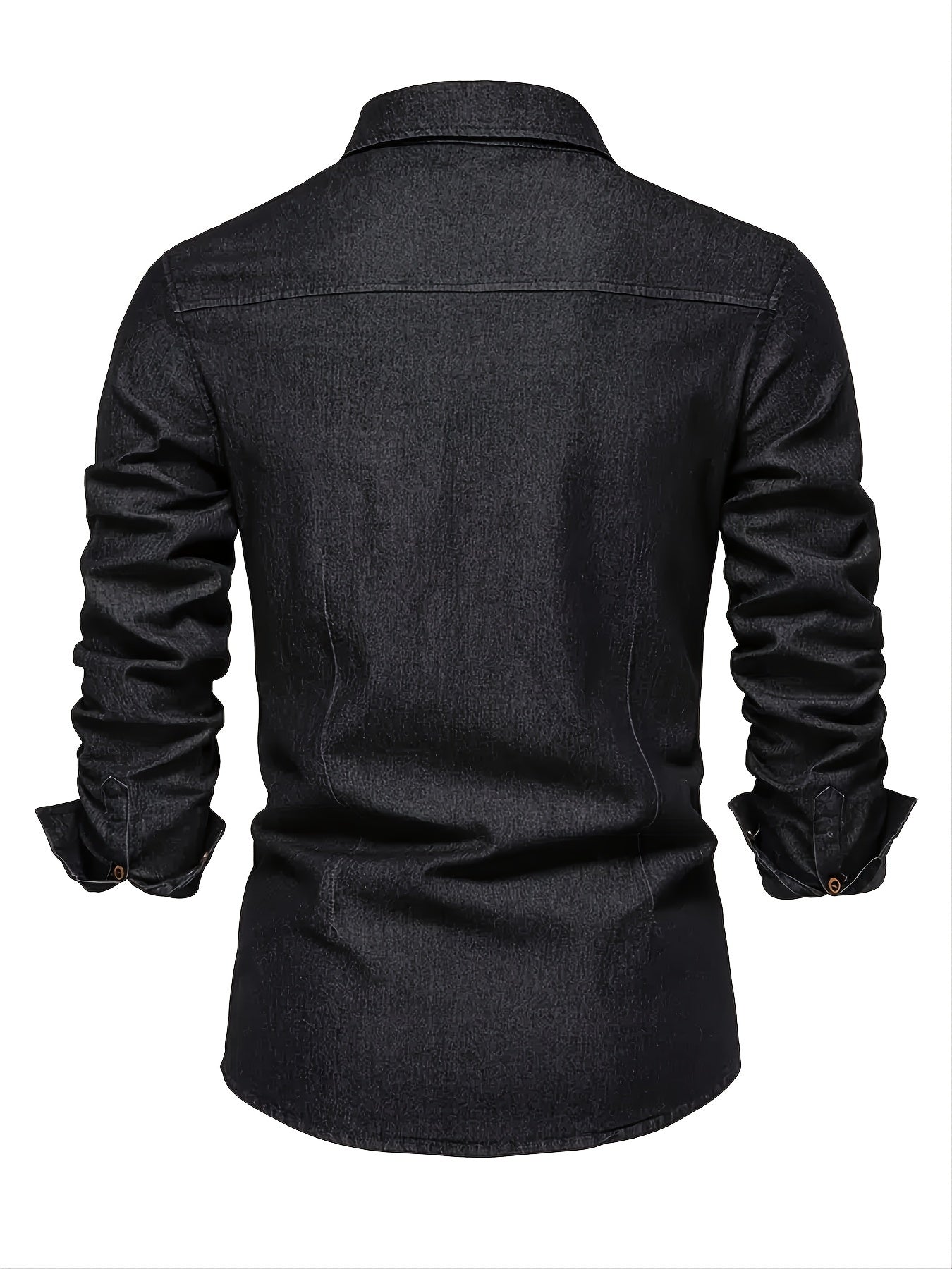 Chemise en Jean Aspect Denim Pour Homme