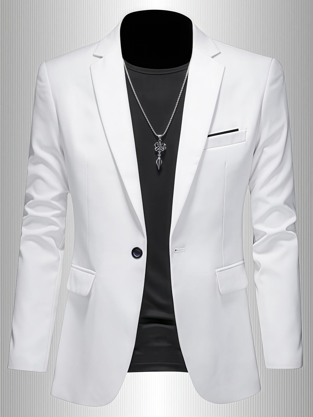 Blazer Coupe Ajustée Pour Homme