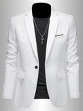 Blazer Coupe Ajustée Pour Homme
