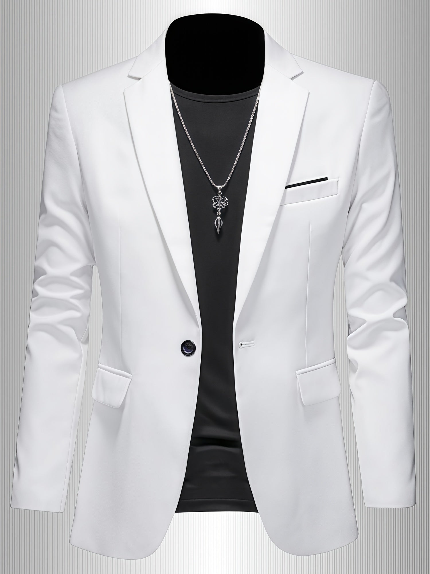 Blazer Coupe Ajustée Pour Homme