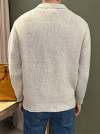 Homme Polo Maille Côtelée