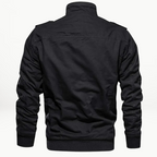 Veste Poches Multiples Matelassée Bords Côtelés Col Montant Pour Homme