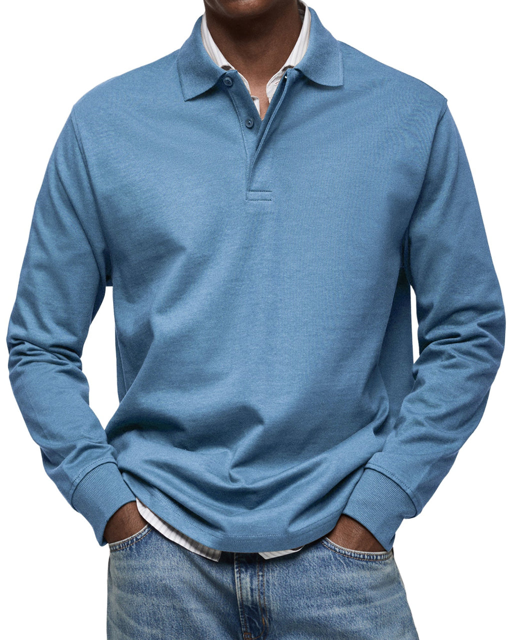 Polo Manches Longues Pour Homme