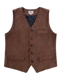 Homme Gilet Velours Côtelé