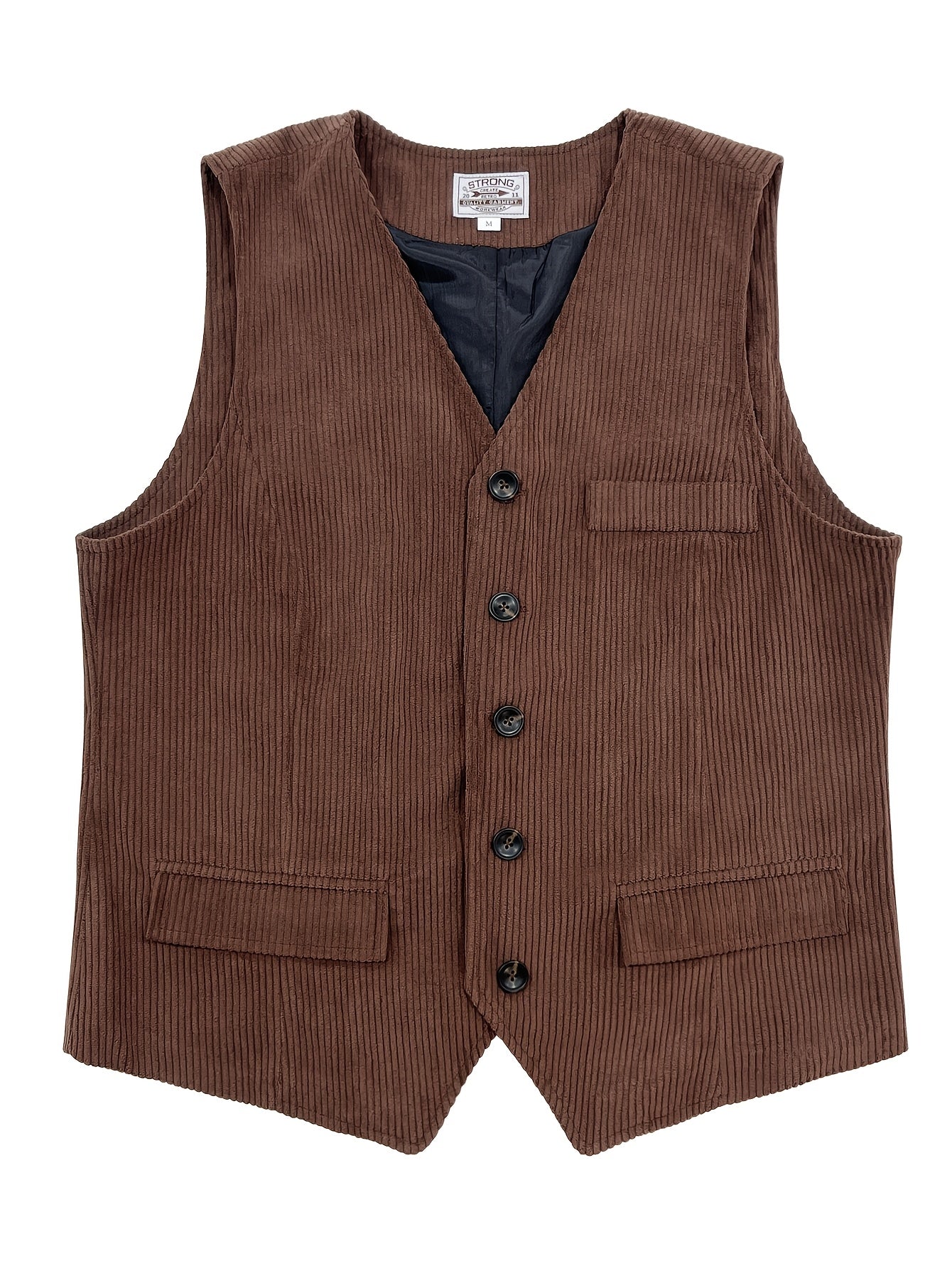 Homme Gilet Velours Côtelé