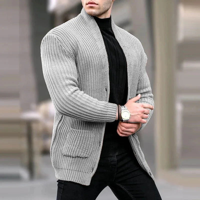 Homme Cardigan Maille Léger