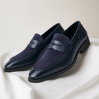 Mocassins Aspect Daim Semelle Caoutchouc Pour Homme