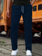 Homme Pantalon Coupe Droite