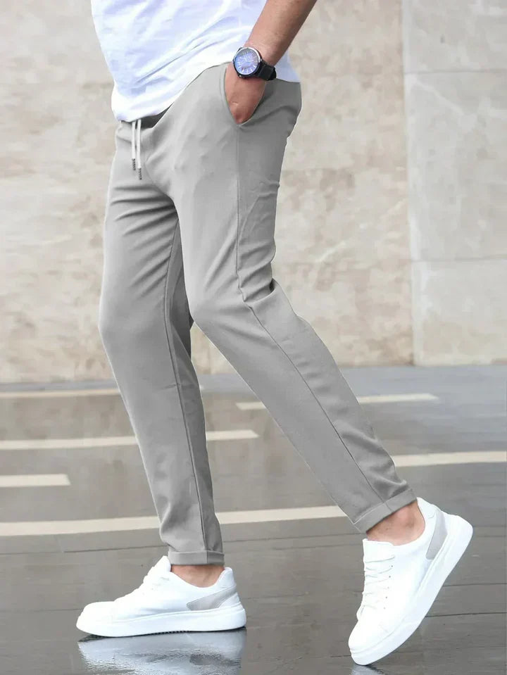 Pantalon Matière Stretch Coupe Ajustée 2 Pour Homme
