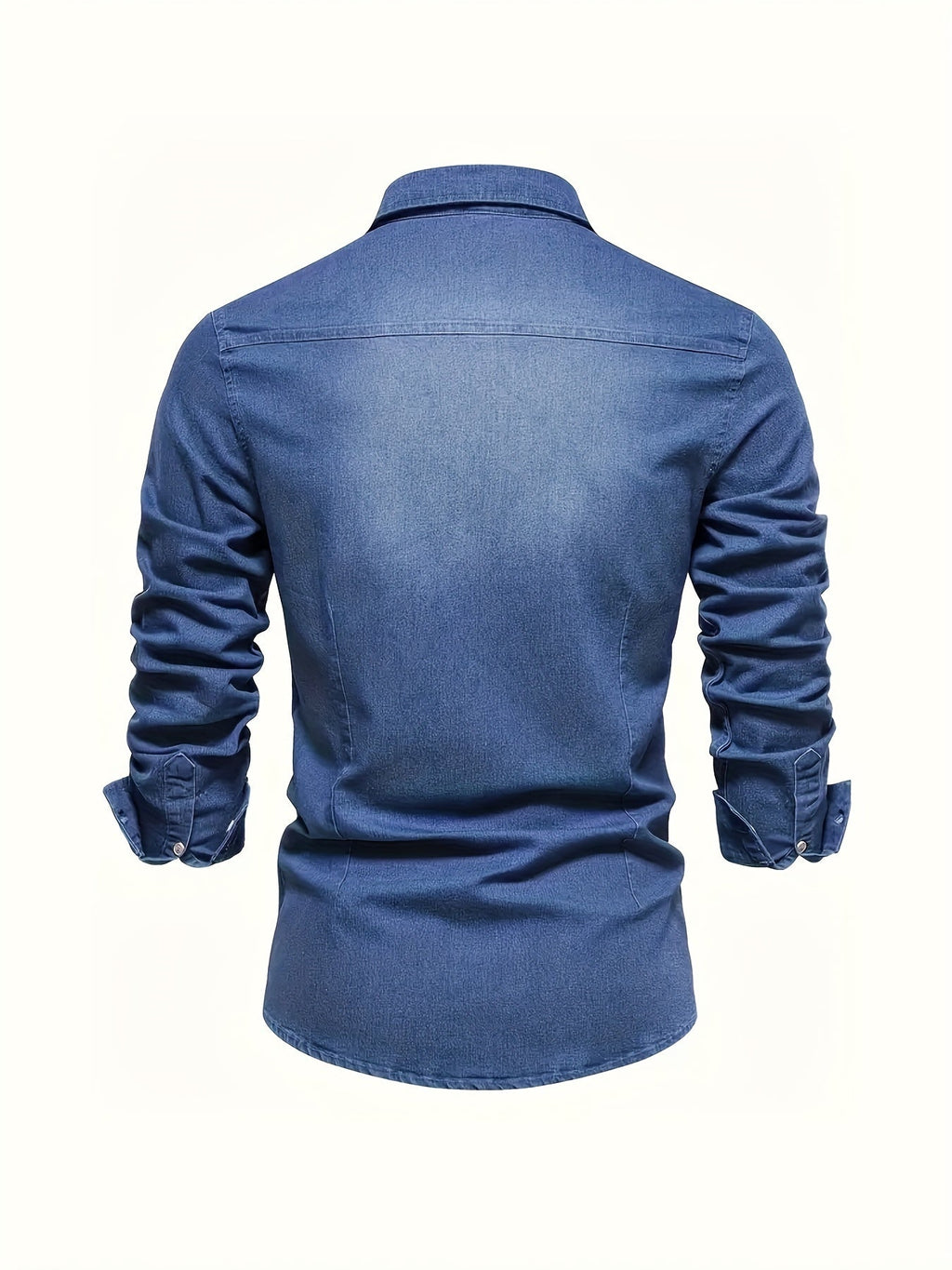 Chemise en Jean Aspect Denim Pour Homme