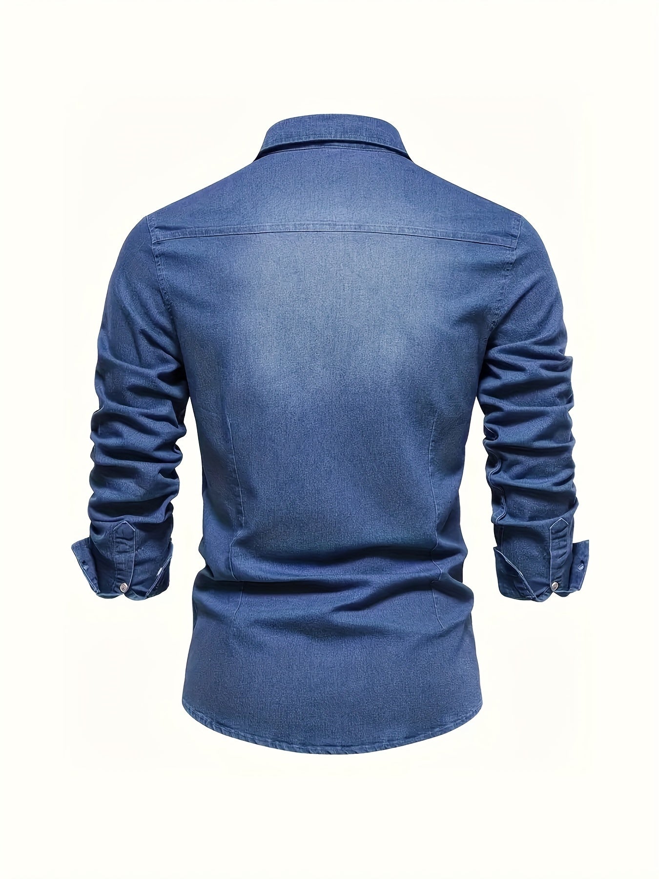 Chemise en Jean Aspect Denim Pour Homme