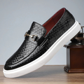 Mocassins Doublé Matière Texturée Pour Homme