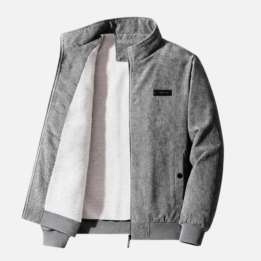 Homme Veste Velours Côtelé