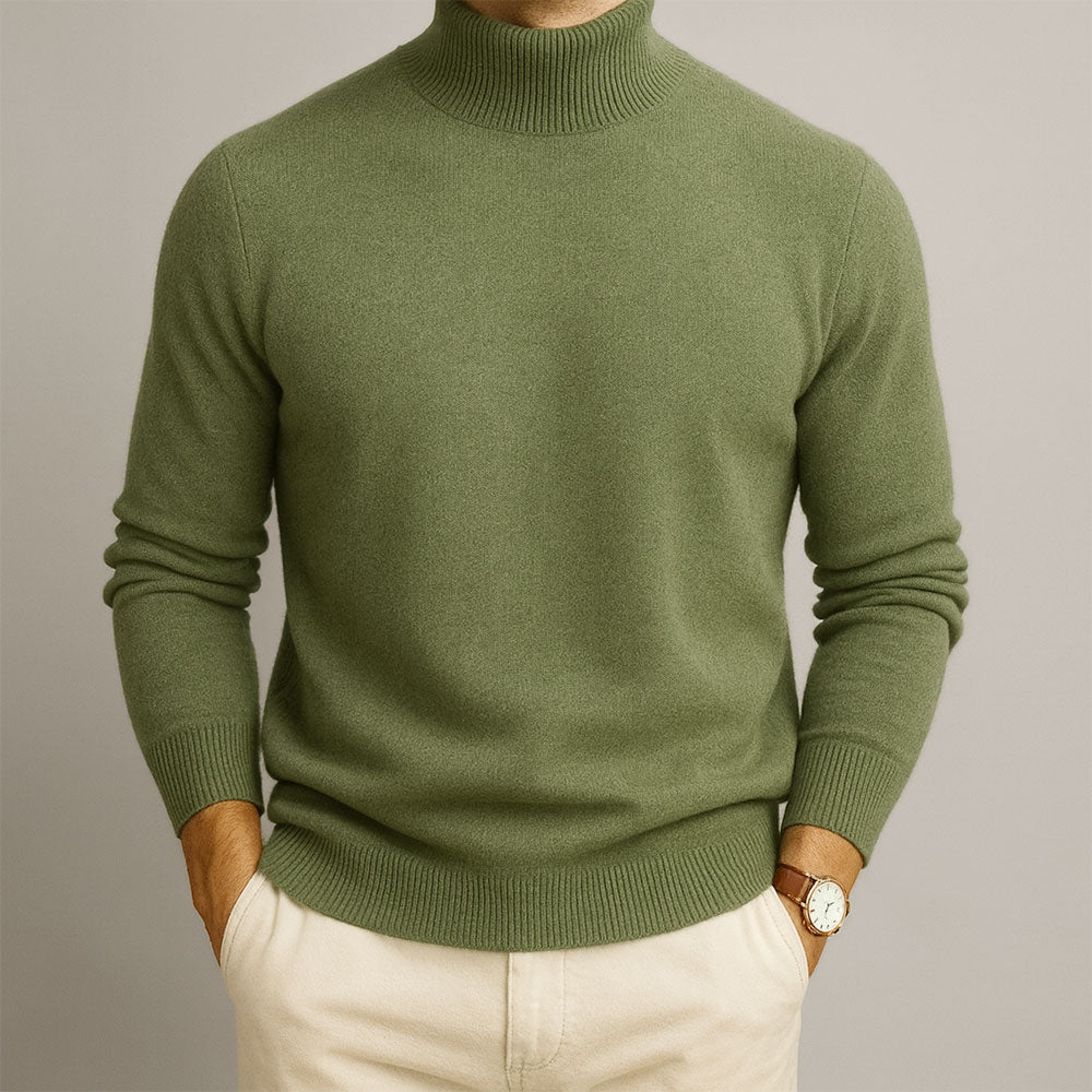 Pull Maille Côtelée Coupe Structurée Pour Homme