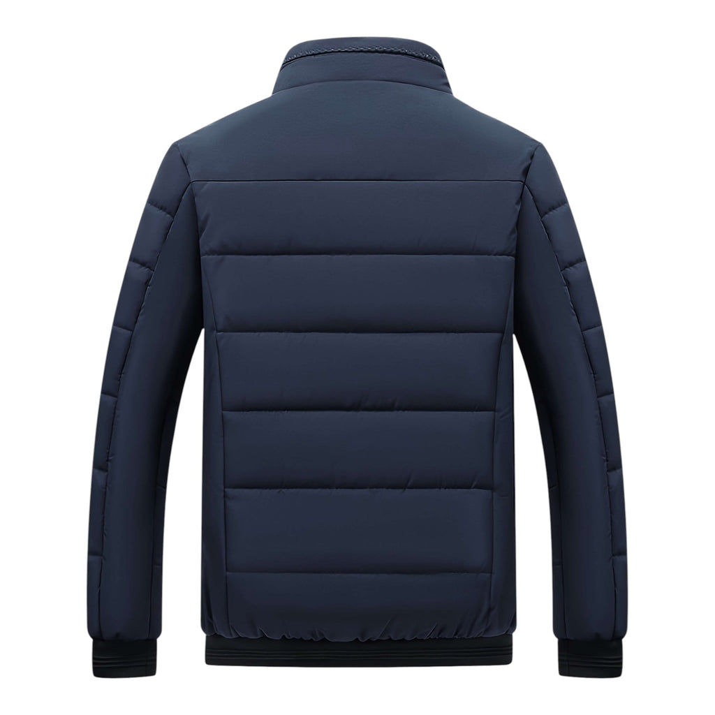 Veste Maille Côtelée Fermeture Zippée Pour Homme