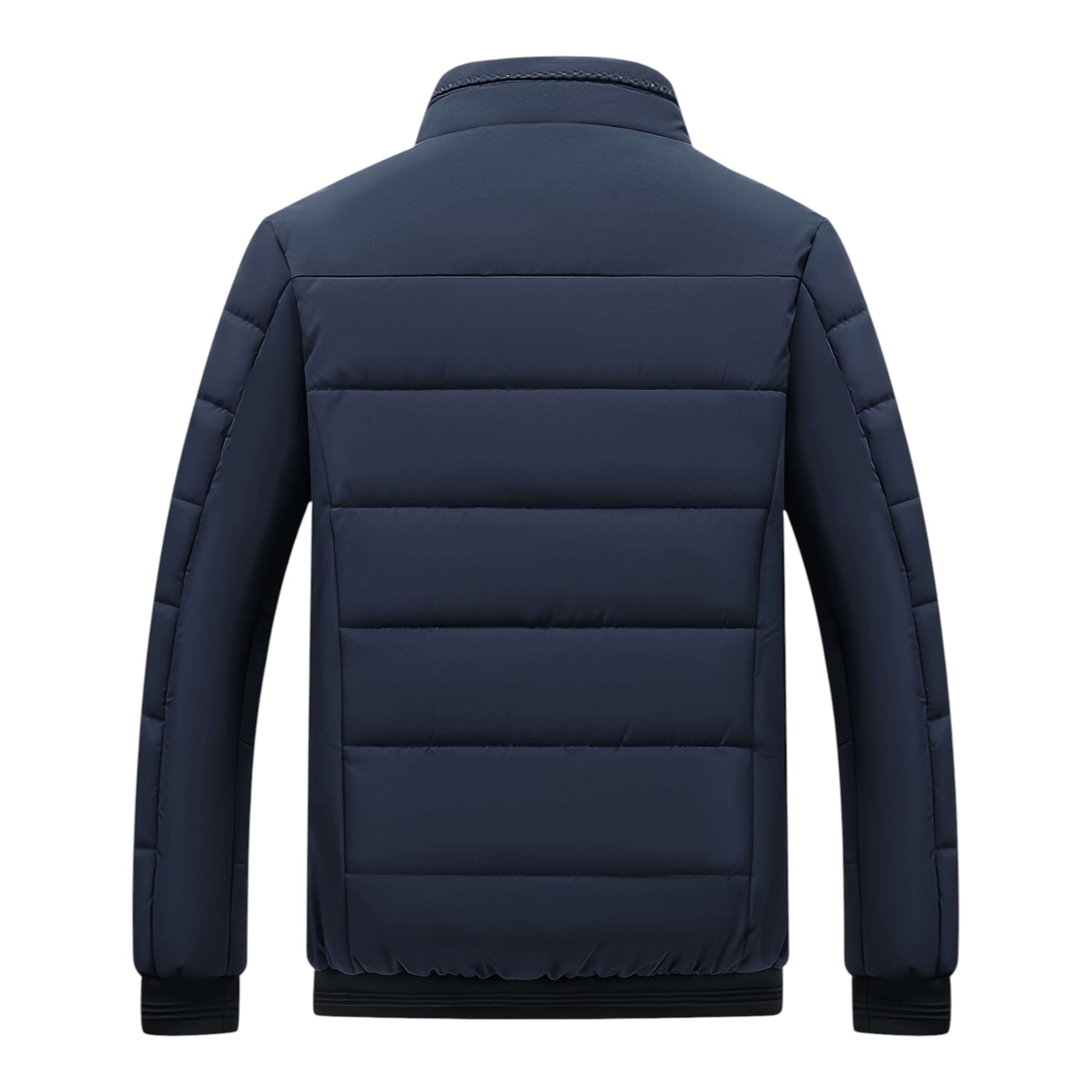 Veste Maille Côtelée Fermeture Zippée Pour Homme