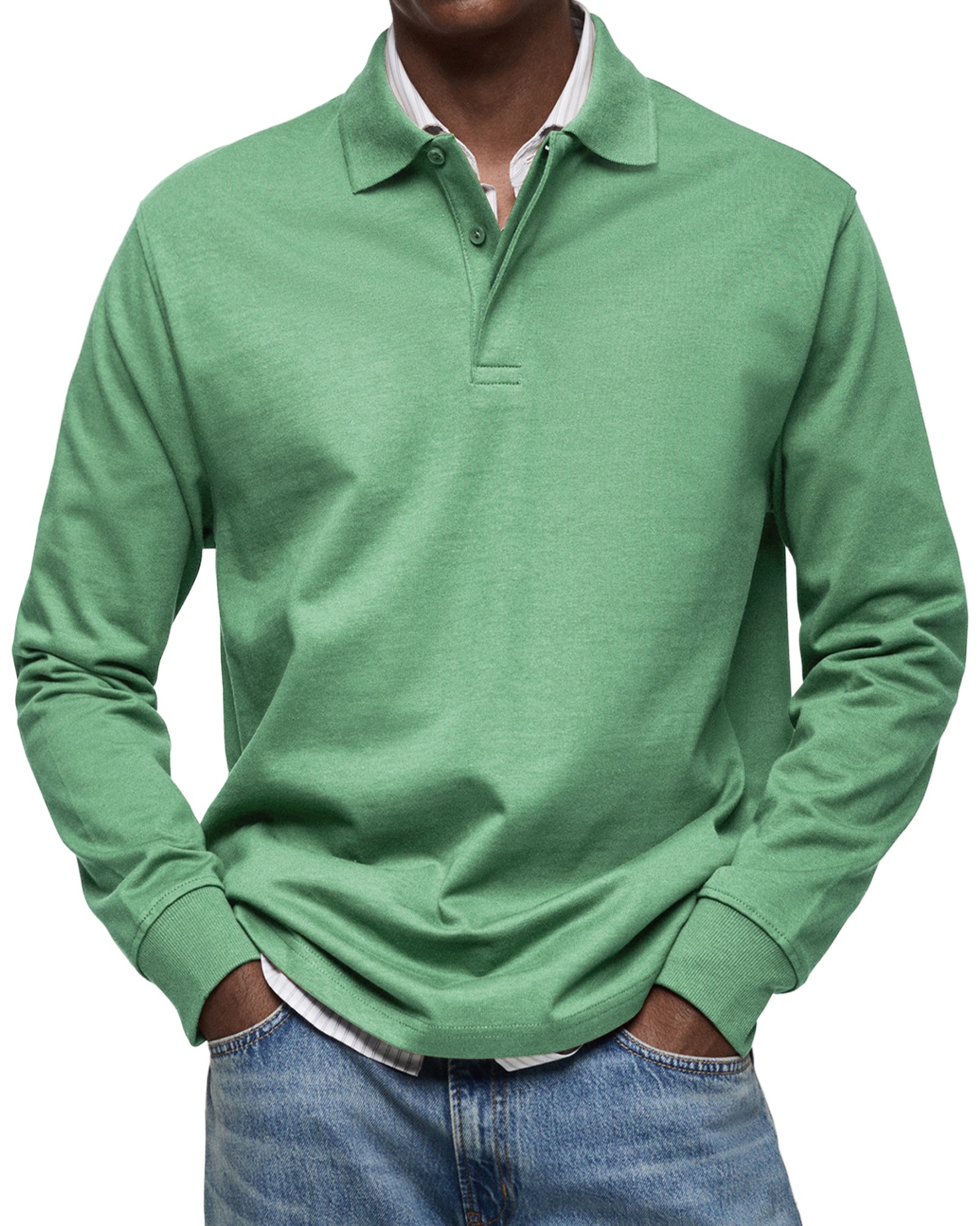 Polo Manches Longues Pour Homme