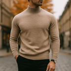 Homme Pull Col Montant