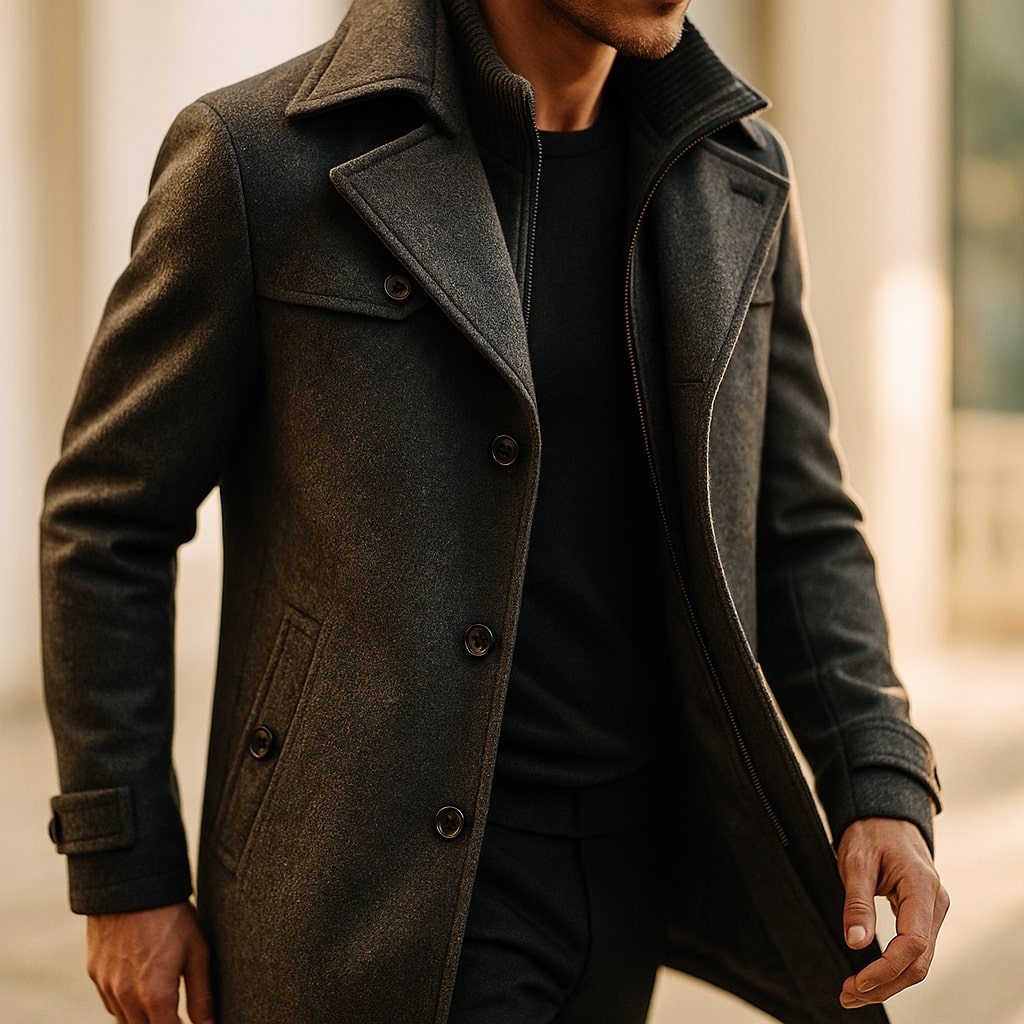 Manteau Doublé Pour Homme