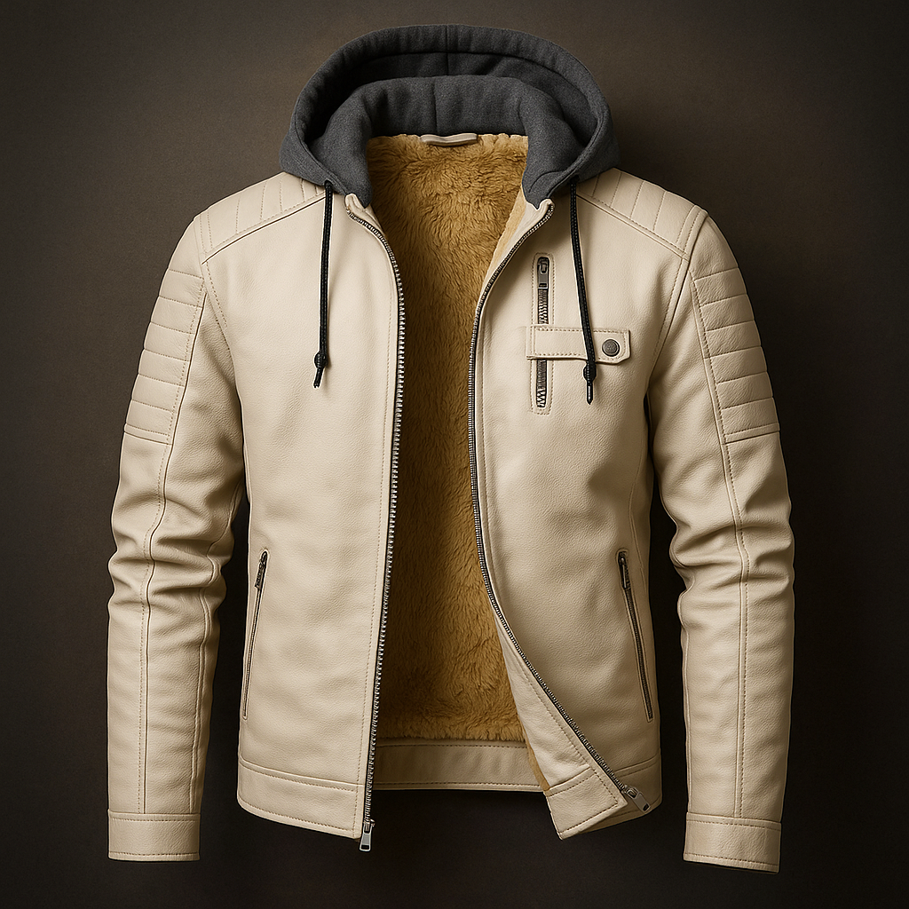 Veste à Capuche Doublé Pour Homme