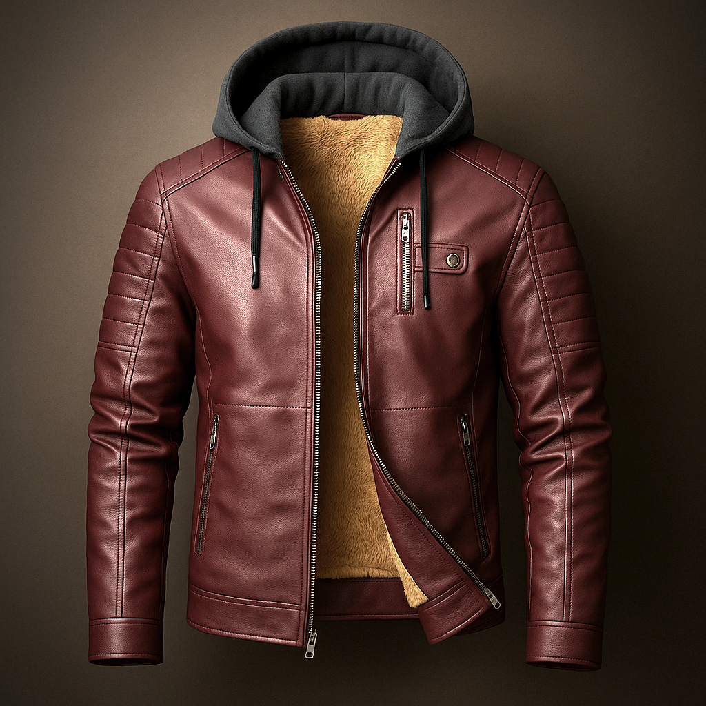 Veste à Capuche Doublé Pour Homme