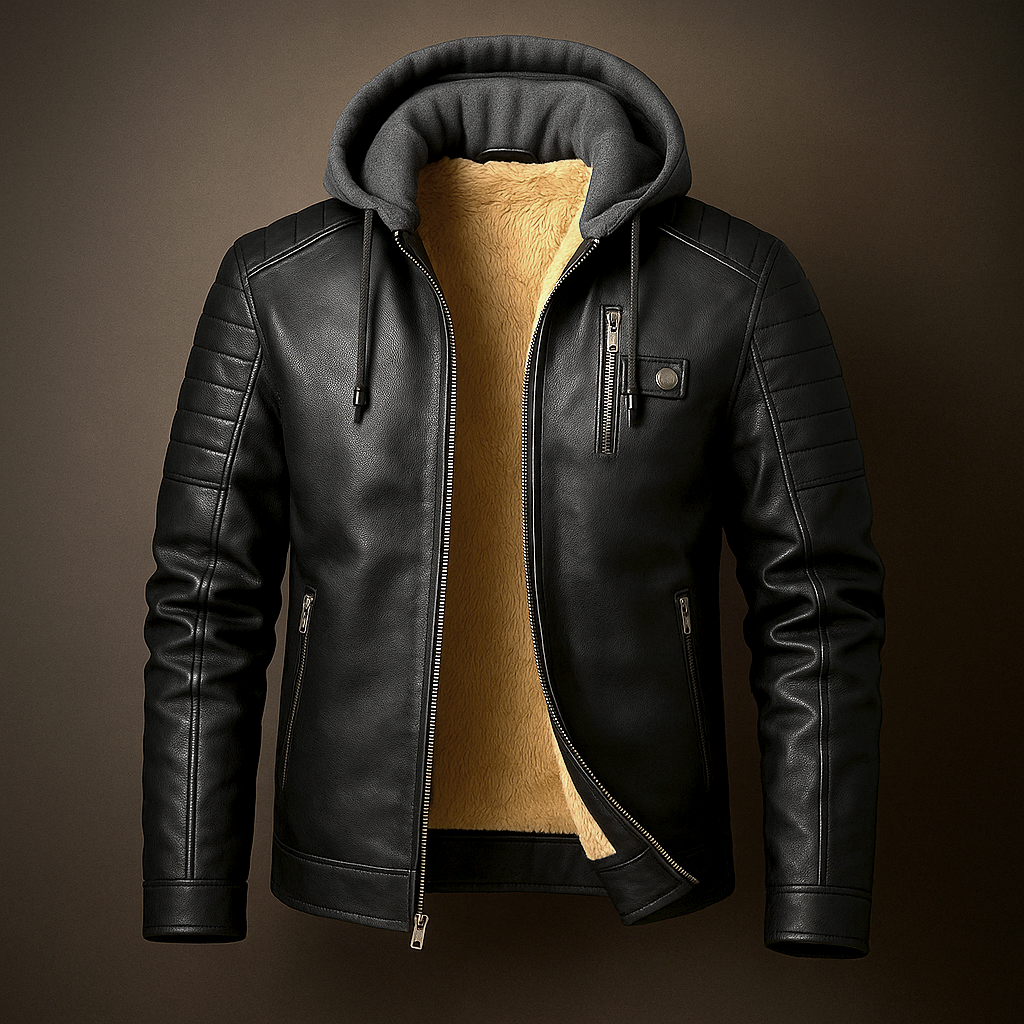 Veste à Capuche Doublé Pour Homme