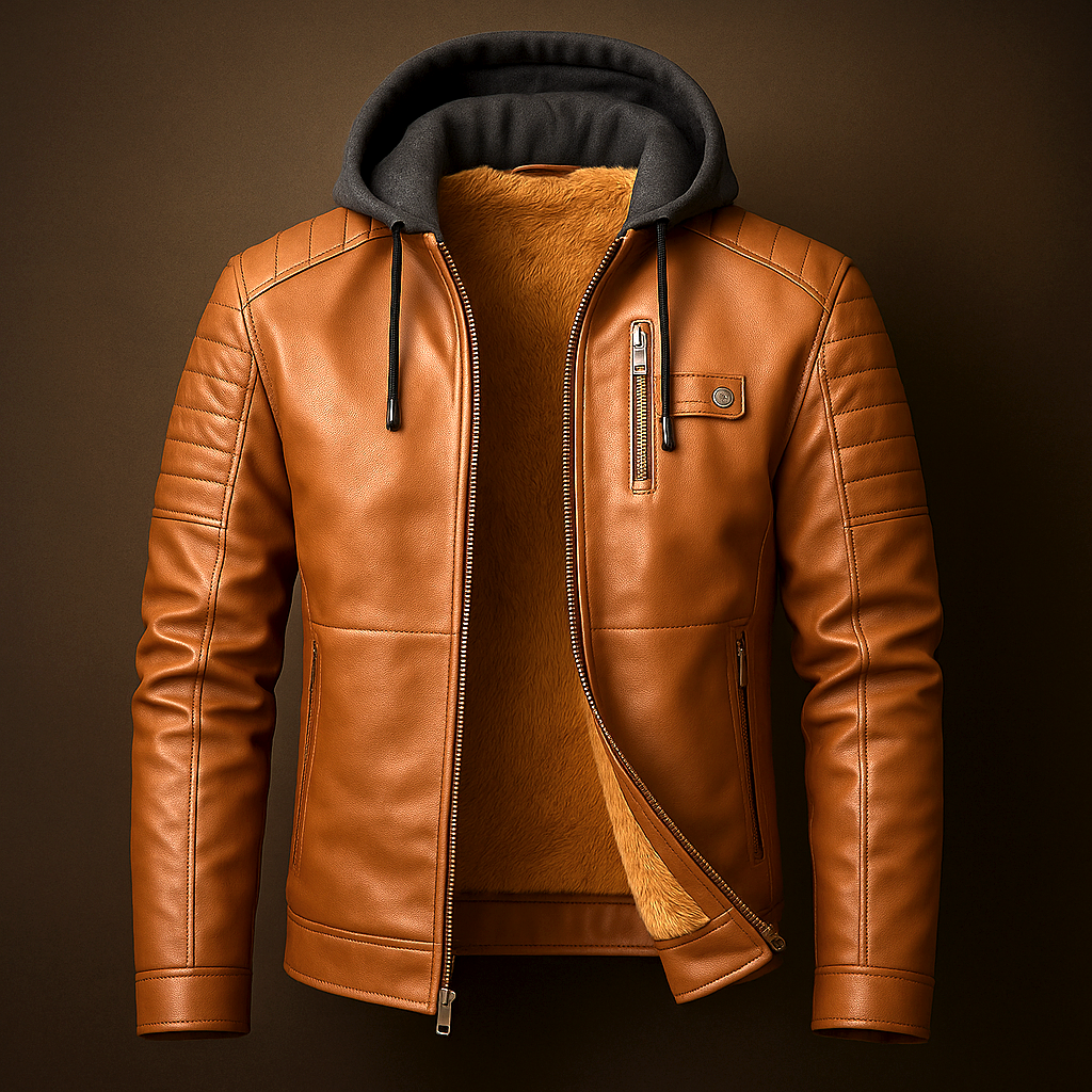 Veste à Capuche Doublé Pour Homme