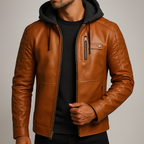 Veste à Capuche Doublé Pour Homme