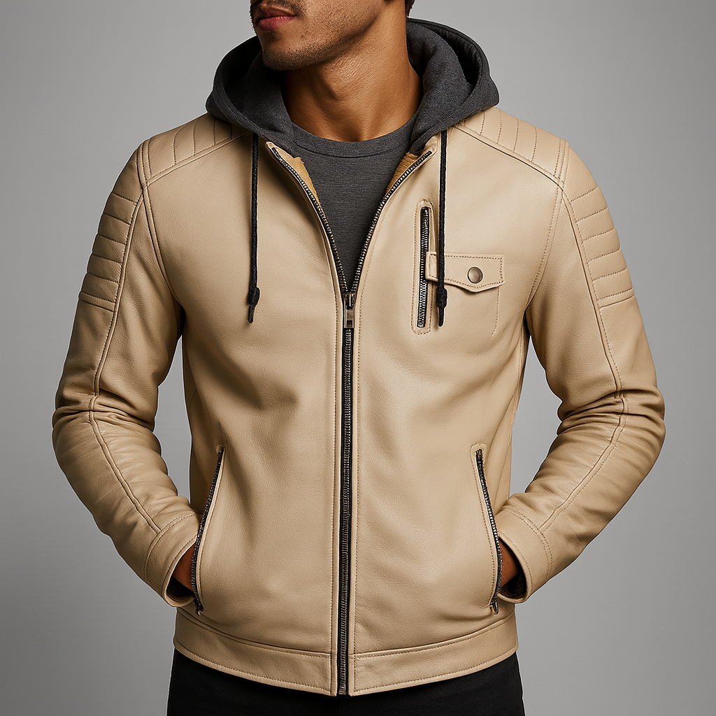 Veste à Capuche Doublé Pour Homme