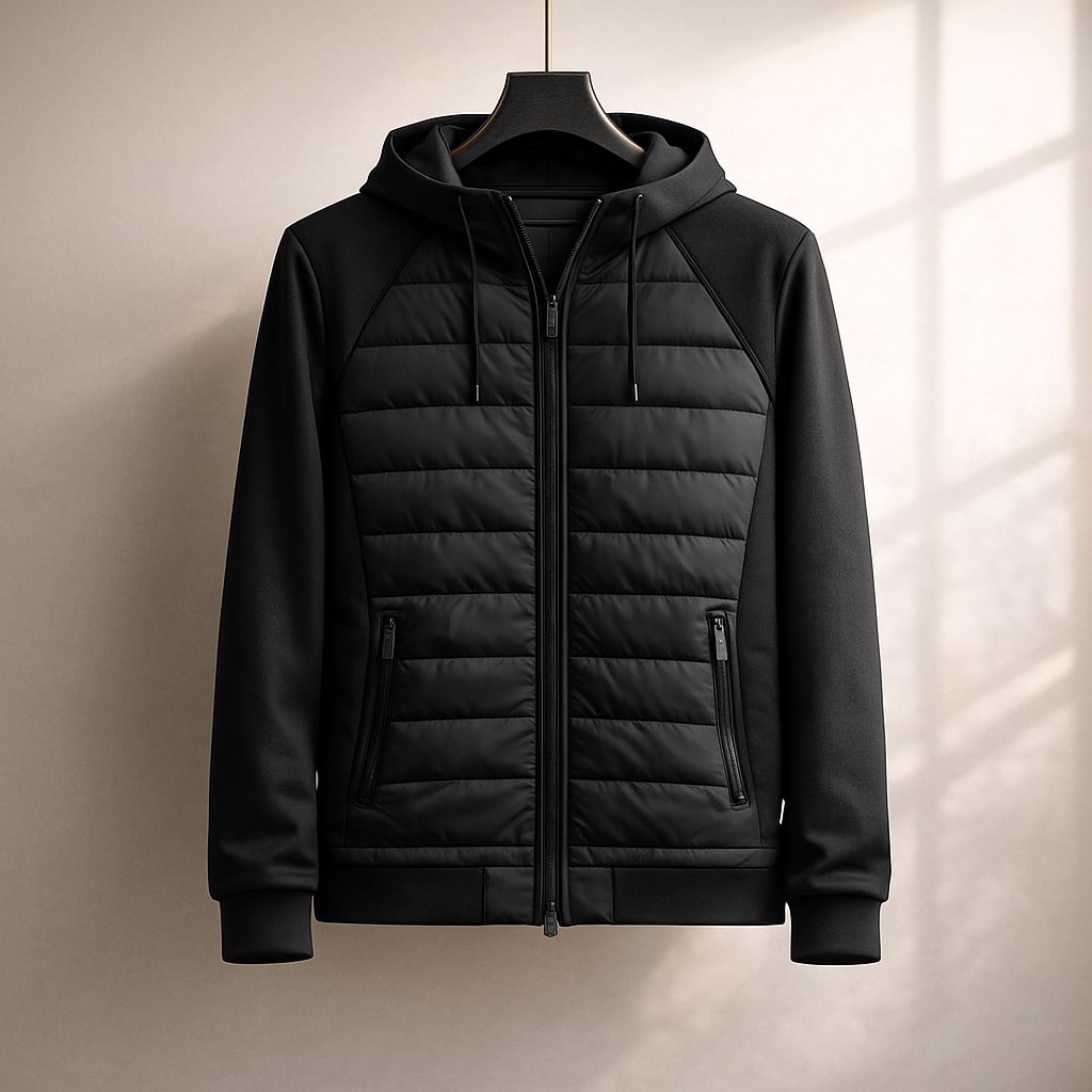 Homme Sweat Matelassé Capuche