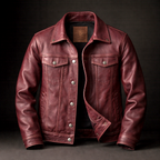 Homme Veste Trucker Boutonnée