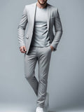 Costume 2 Pièces Matière Stretch Pour Homme