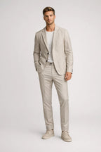 Costume 2 Pièces Coupe Ajustée Léger Pour Homme