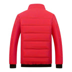 Veste Maille Côtelée Fermeture Zippée Pour Homme