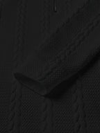 Pull Maille Douce Demi-Zip Pour Homme
