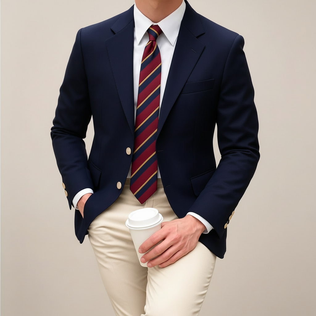 Blazer Deux Boutons Léger Pour Homme