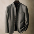 Veste Aspect Lainage Doublé Pour Homme