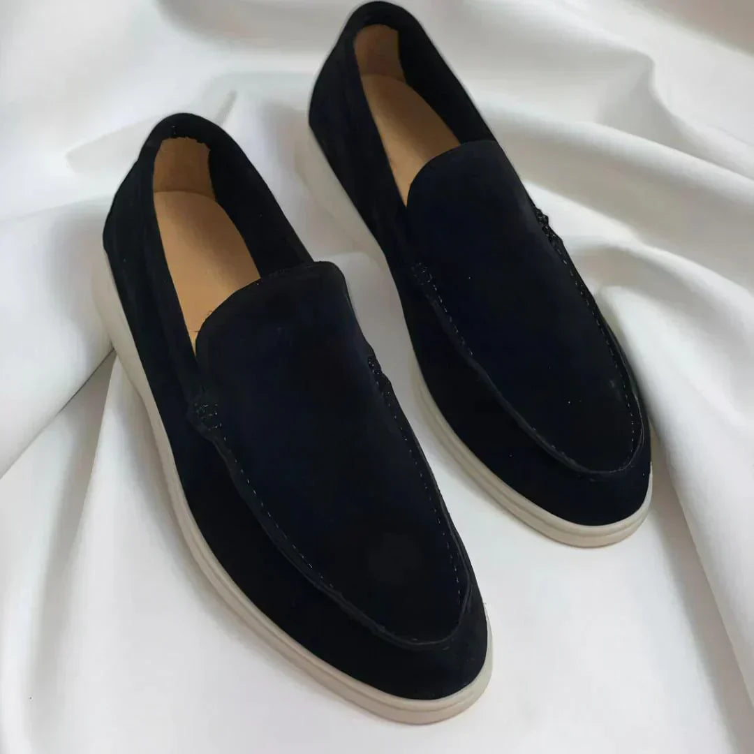 Mocassins Doublé Aspect Daim Pour Homme