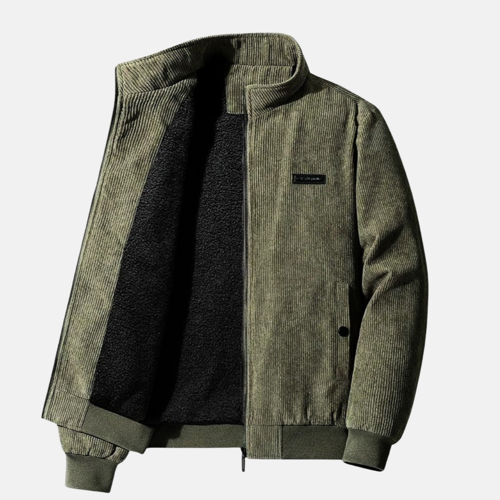 Homme Veste Velours Côtelé