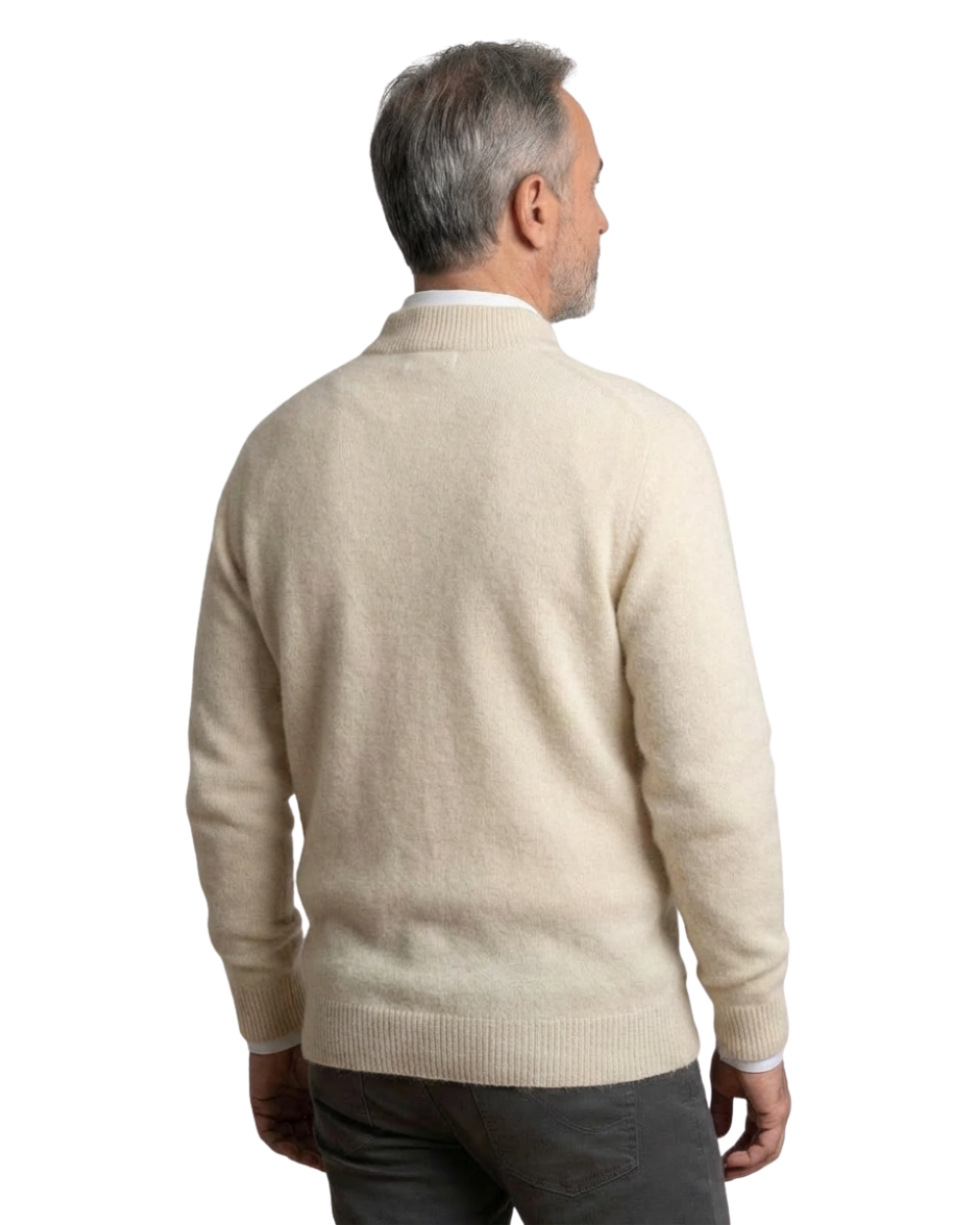 Homme Pull Col Montant