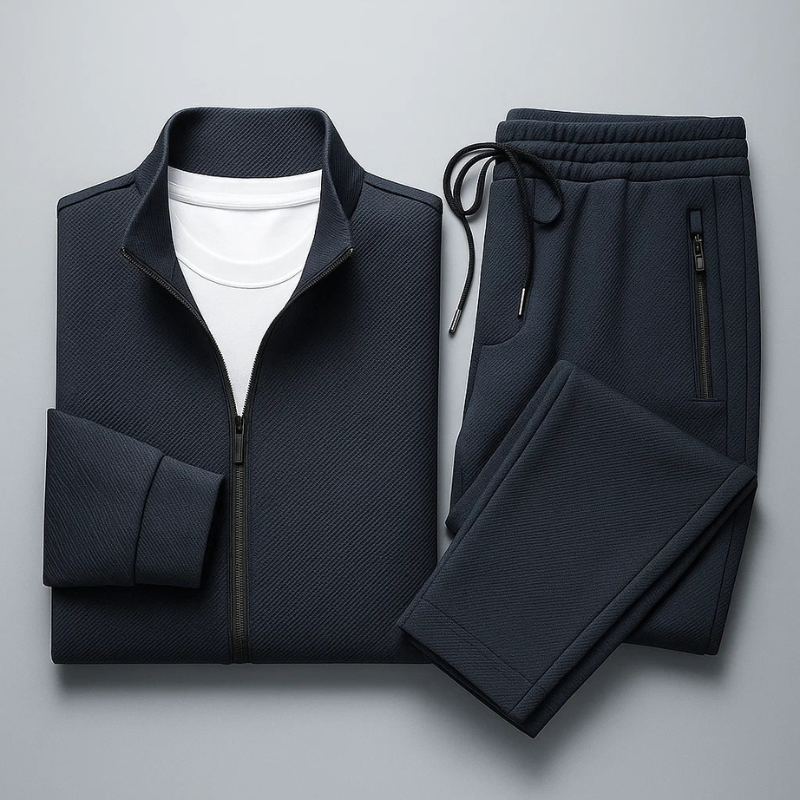 Costume 2 Pièces Matière Stretch Coupe Structurée Pour Homme