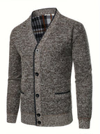 Homme Cardigan Col V
