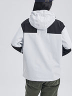 Veste Doublure Amovible À Capuche Superposable Pour Homme