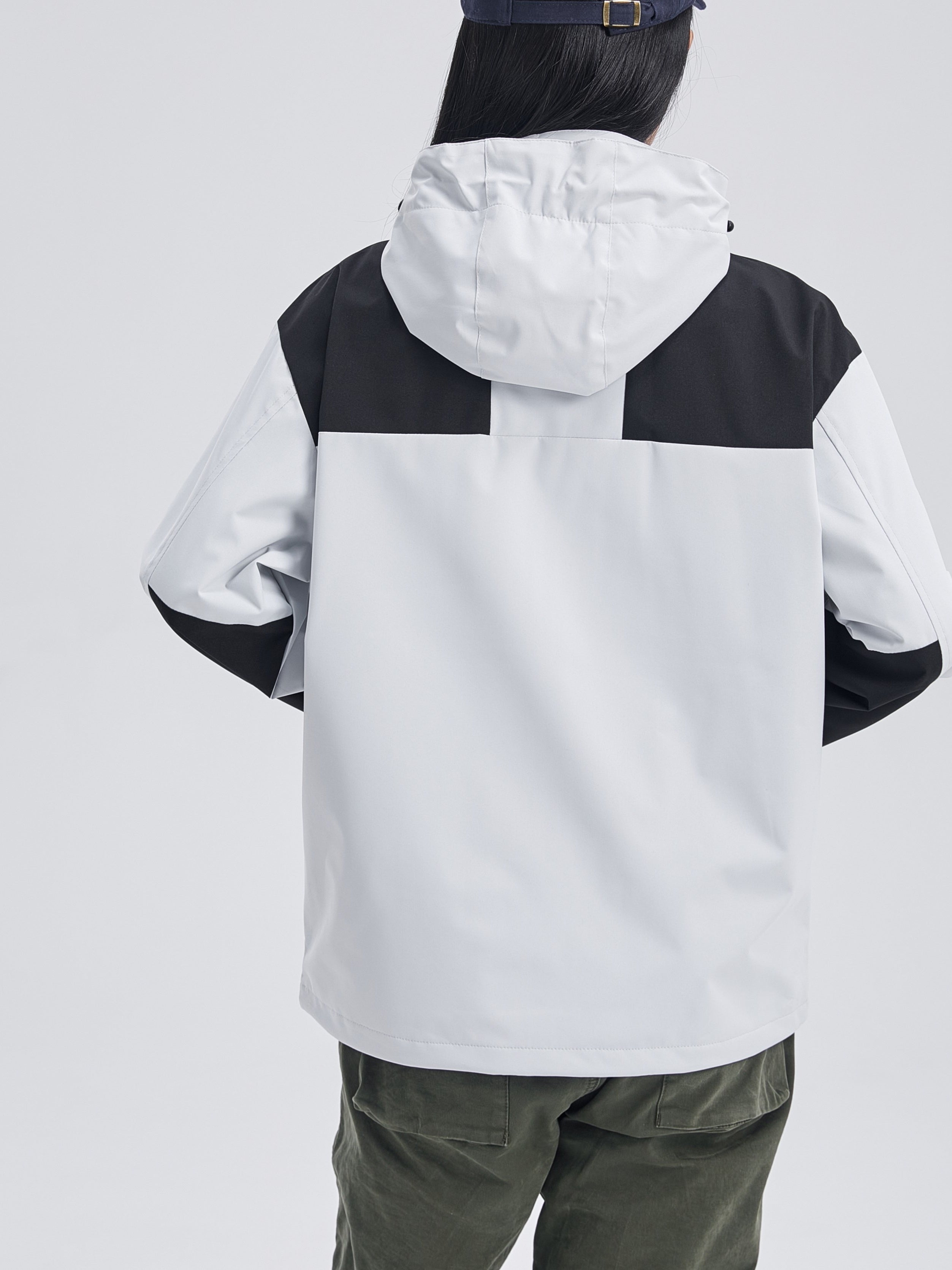 Veste Doublure Amovible À Capuche Superposable Pour Homme