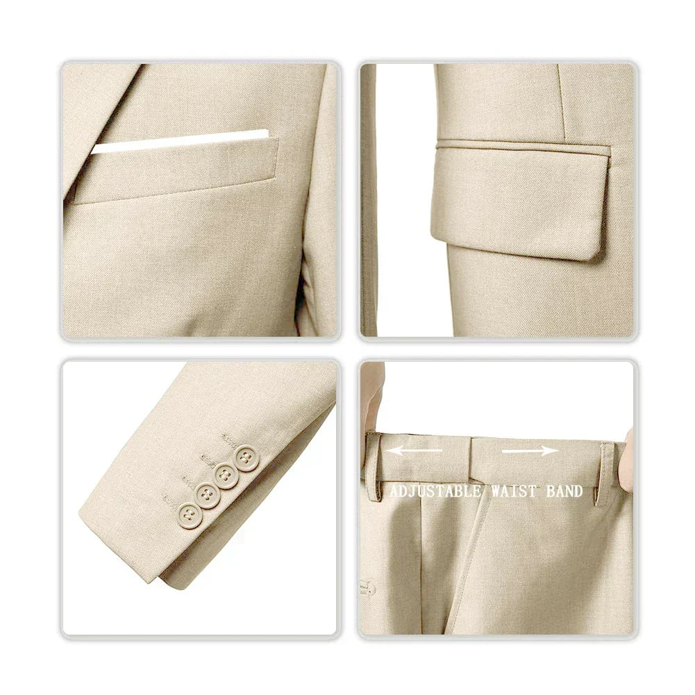 Homme Costume 3 Pièces