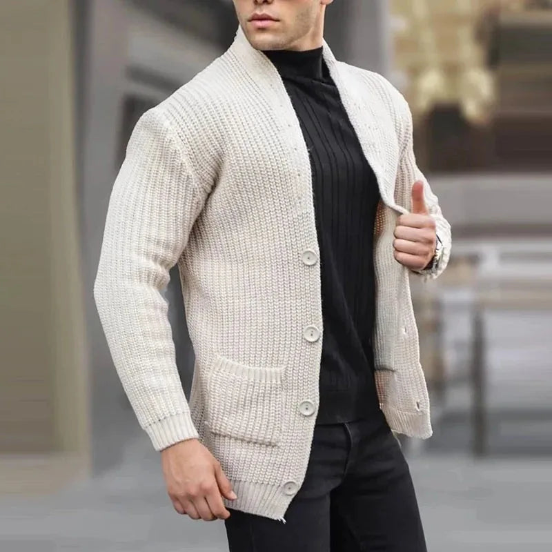 Homme Cardigan Maille Léger